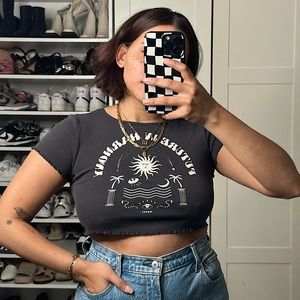 H&M Graphic Crop Top